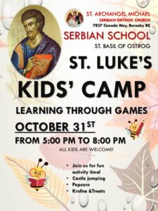 Kids’ Camp for St. Luke